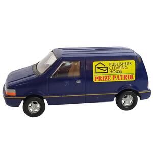 Vintage 1997 Blue Publishers Clearing House Prize Patrol Van Diecast Bank PCH